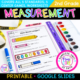 Measurement 2nd Grade - Printable & Digital Learning Pack
