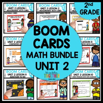 Preview of Measurement 2nd Grade Math Games Review No Prep Math Centers