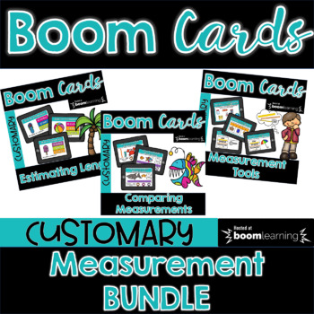 Preview of Measurement Activities BOOM Card BUNDLE | Distance Learning
