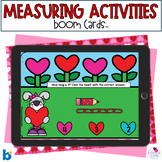 Measurement - Measuring Length - Valentine Math - Boom Cards™