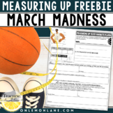 Free March Madness Math Measurement Activities | Conversio