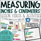 Measurement Activities | Inches and Centimeters | Lesson P