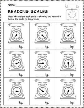 Read the Scale  Math worksheets, Math measurement, Math school