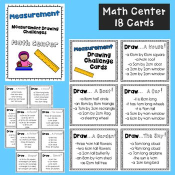 Measurement Activities and Math Center by Teacher Space | TpT