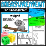 Measurement Activities for Kindergarten - Worksheets, Char