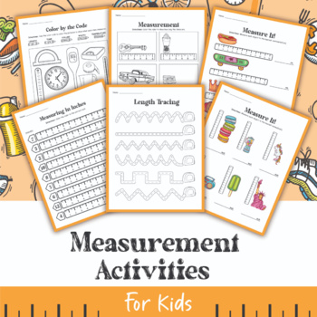 Preview of Measurement Activity Worksheets: Learning How to Use a Ruler