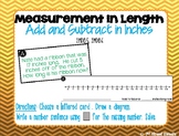 Measurement: Add and Subtract in Inches - GO MATH! Chapter 8
