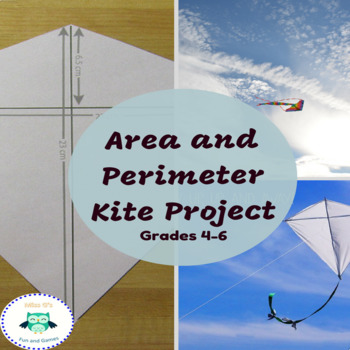 Preview of Measurement, Area, and Perimeter Kite Project