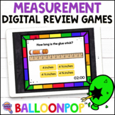 3rd Grade Measurement Digital Math Review Games BalloonPop™