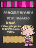 Measurement Benchmarks- Anchor Charts to Teach Units and E
