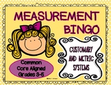 Math Bingo Game-Customary and Metric Measurement
