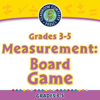 Preview of Measurement: Board Game - NOTEBOOK Gr. 3-5
