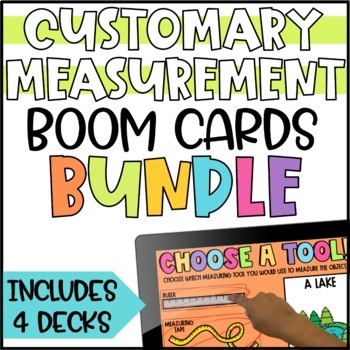 Preview of Measurement Boom Card Bundle