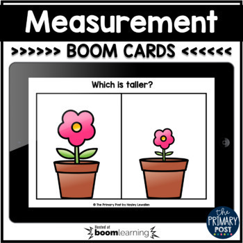 Preview of Measurement Boom Cards™ Distance Learning