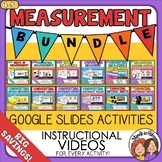 Measurement Bundle of Google Slides Digital Activities 4th