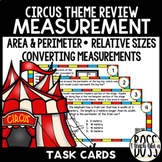 Measurement Circus Theme Task Card Review (STAAR Aligned)