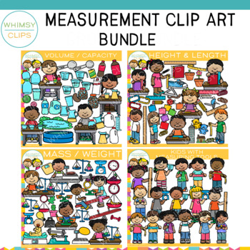 Preview of Measurement Clip Art Bundle