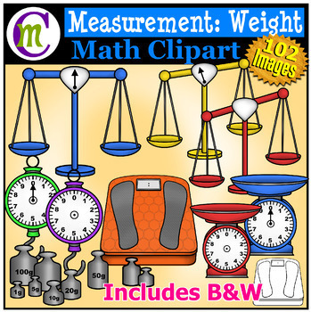weight and mass clipart