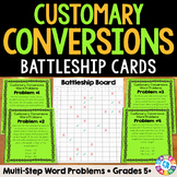 Customary Measurement Conversions Activity: Multi-Step Word Problems (5.MD.1)