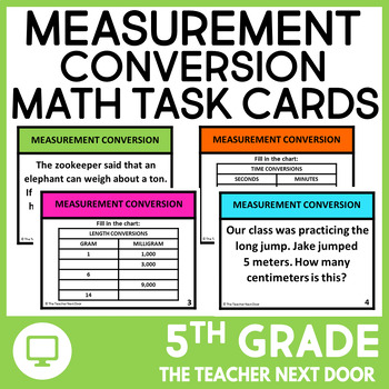 5th Grade Math Measurement Chart