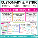 Measurement Conversion Posters | Customary and Metric Syst