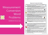 Measurement Conversion Word Problems & Task Cards - Fun!