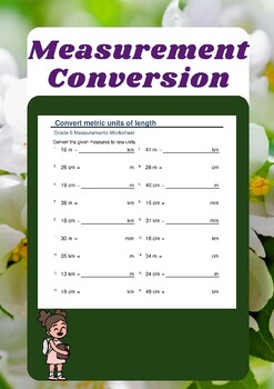 Preview of Measurement Conversion Worksheets