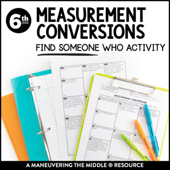 Preview of Measurement Conversions Activity | Customary & Metric Measurements Activity
