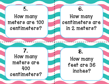 Measurement Conversions (inches and feet, centimeters and meters)