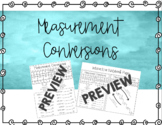 Measurement Conversions