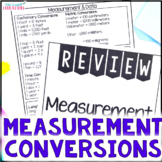 Measurement Conversions Activities and Worksheets - 5th Gr
