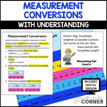Preview of Measurement Conversions Activities for Building Understanding: Print and Digital