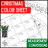 Measurement Conversions - Christmas Activity