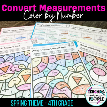 Preview of Measurement Conversions Color by Number