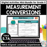 Measurement Conversions Digital Math Activities, Task Card