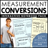 Measurement Conversions Interactive Notebook Set |