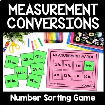 Preview of Customary & Metric Conversion Practice, Converting Units of Measurement Game
