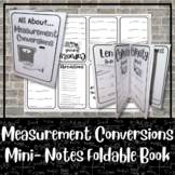 Measurement Conversions Notes Foldable Mini Book | Interac