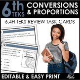 Measurement Conversions | TEKS 6.4H | EDITABLE