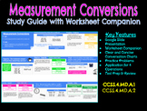 Measurement Conversions Unit Study Guide, Review and Practice