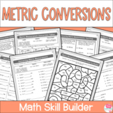 Measurement Conversions Worksheets - Metric Conversion - C