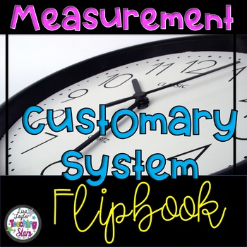 Preview of Measurement Customary Flip Book
