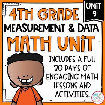 Preview of Measurement & Data Math Unit with Activities FOURTH GRADE