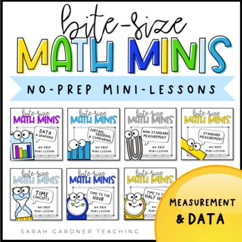 Preview of Measurement & Data Bundle | Math Mini-Lessons | PowerPoint & Google Slides