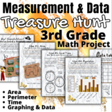 Measurement & Data Treasure Hunt 3rd Grade Math Project