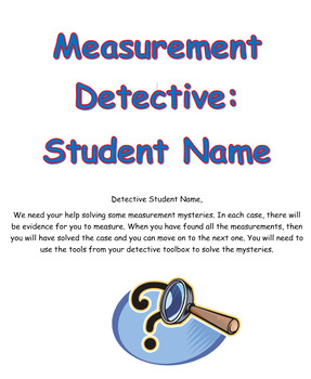 Preview of Measurement Detective Booklet