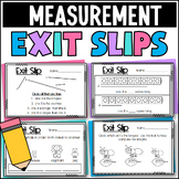 Measurement Exit Slips: Measuring and Comparing Objects No