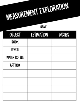 Preview of Measurement Exploration
