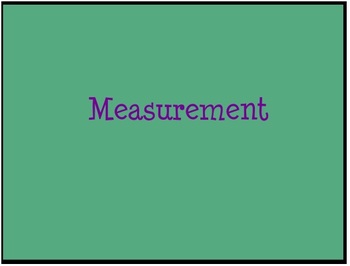 Preview of Measurement Flipchart