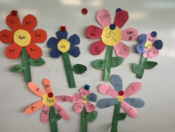 Preview of Measurement Flowers Craft
